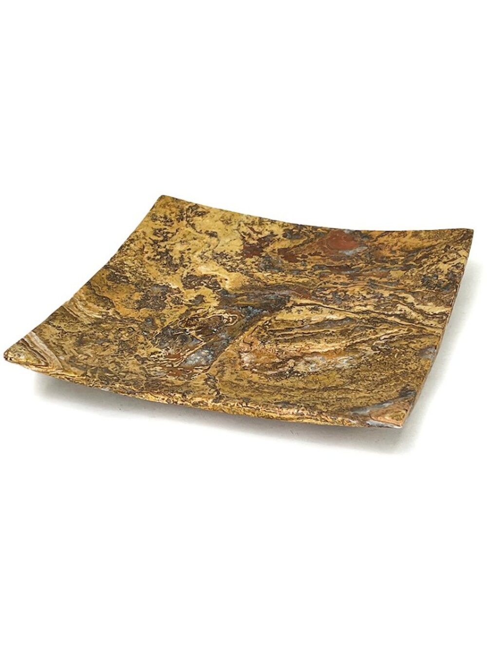 Stone Square Candle Plate